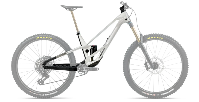 Orbea Rallon 442 Enduro Frameset White Chic - Diamond Black