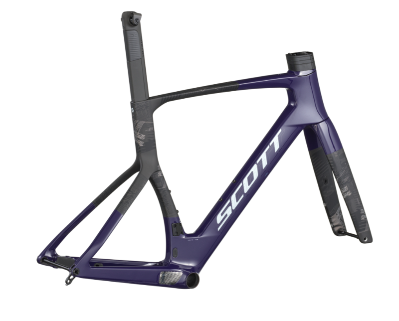 Scott Foil RC Pro Frameset HMX Frame Grape Purple / Carbon Black