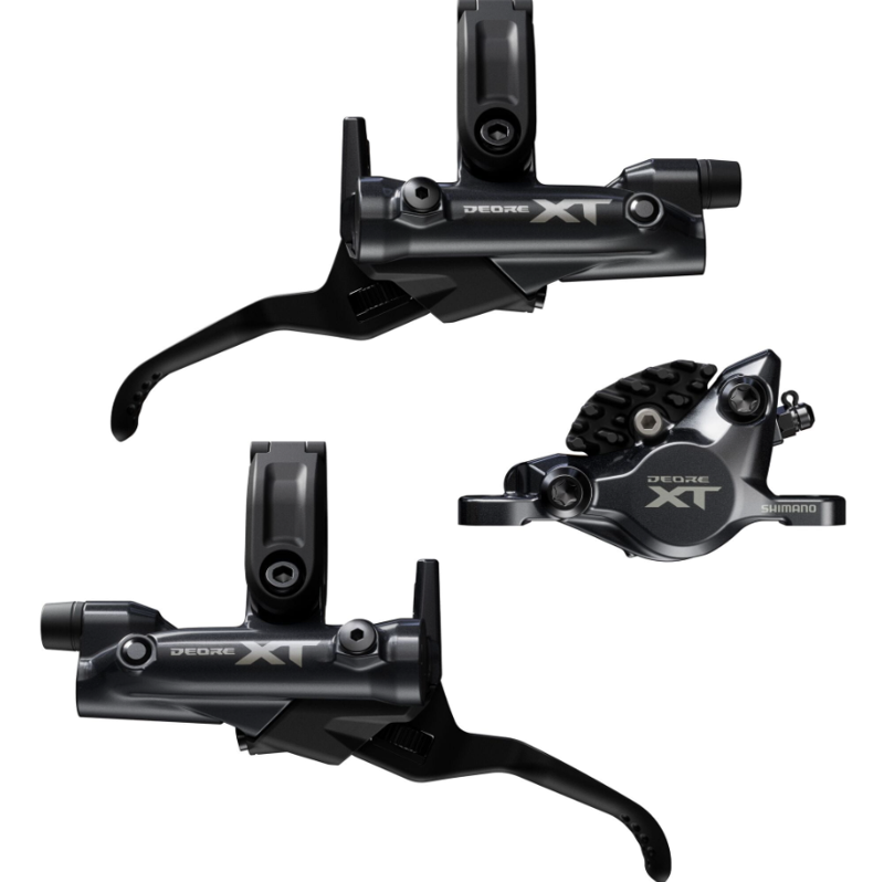 Shimano XT 2 pot Brake Set BR-M8200 BL-M8200 Front and Rear