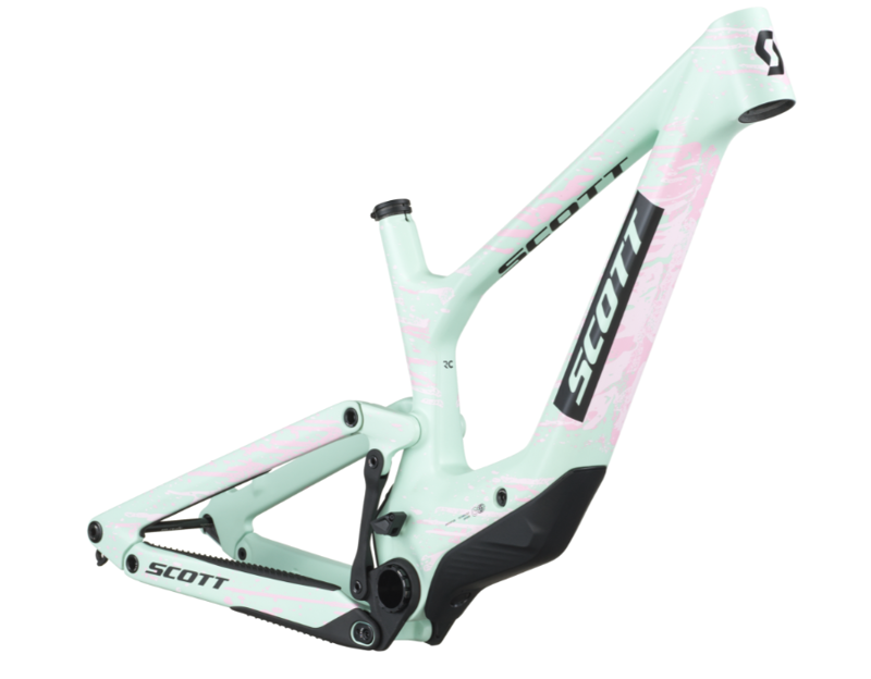 Scott Ransom 900 RC HMX Frame and Shock Mistyade Green-1