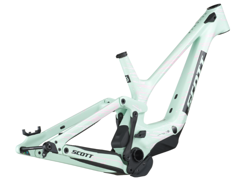  Scott Gambler 900 RC HMX Frame and Shock Mistyade Green-2