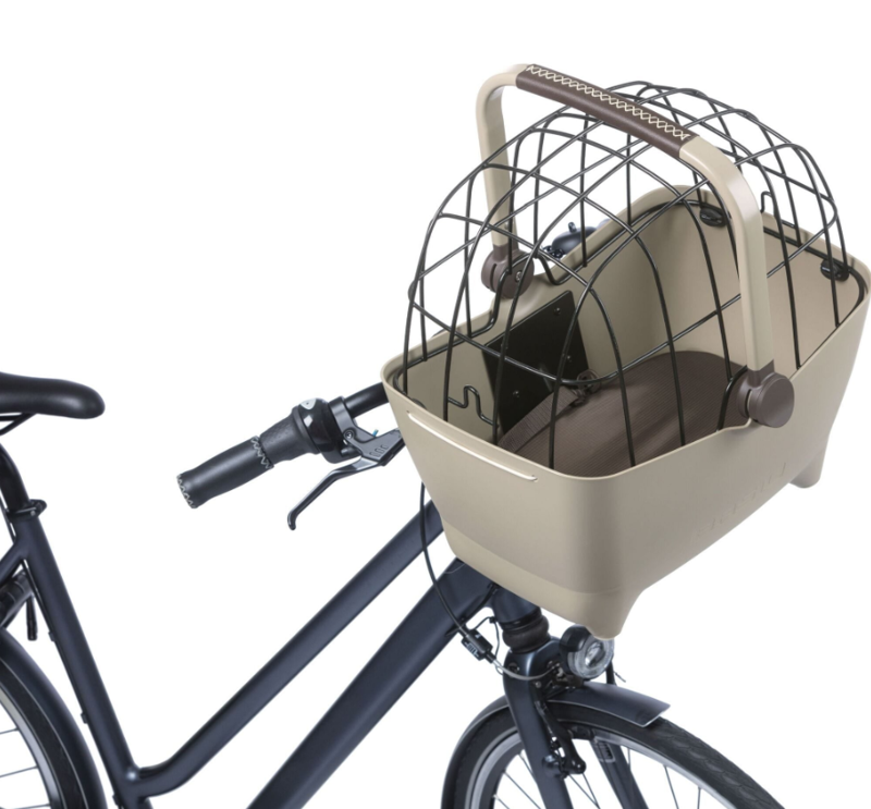 Basil Buddy Dog Bicycle Basket KF 32L Brown 32 litres-1