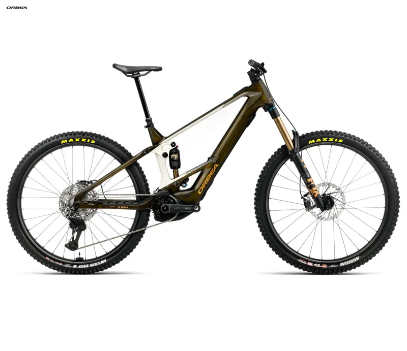 Orbea Wild M-Ltd Caramel Carbon View - Cream White Matt