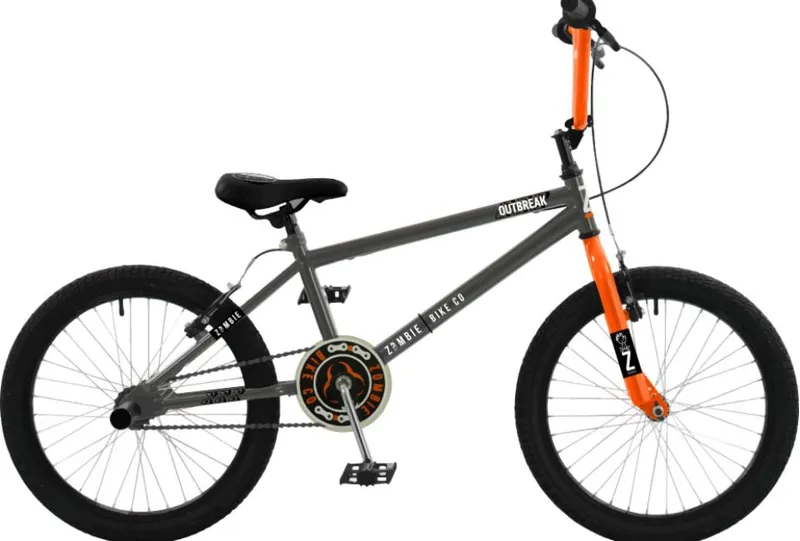 Zombie Outbreak 20-Inch BMX Bike Black / Orange