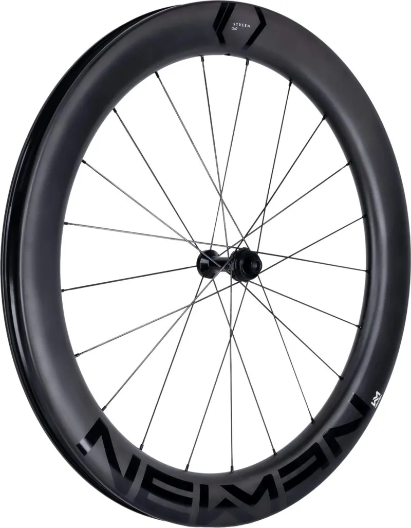 Newmen Wheel Streem G.62 24h Fade R Sp Cl 12x100 Front Wheel 700c-1