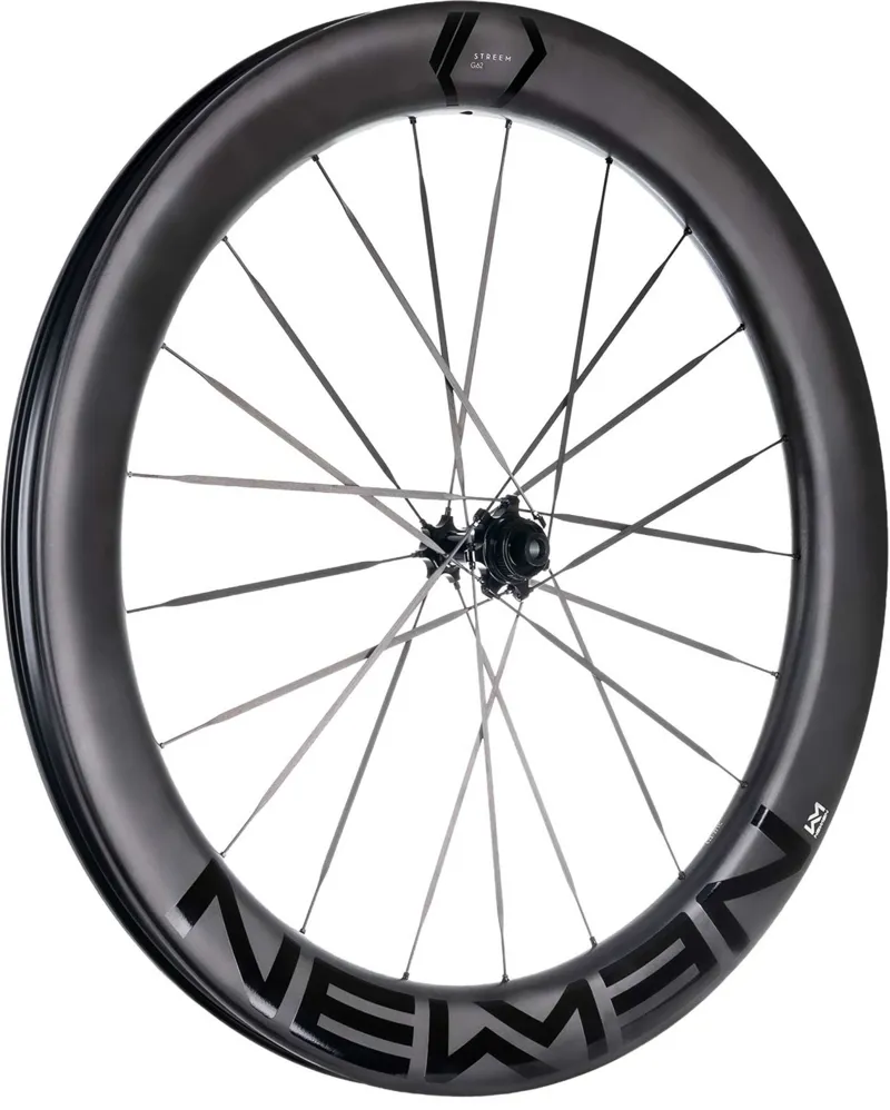 Newmen Wheel Streem Vonoa G.62 Cs 21h Fade R Sp Cl 12x100 Front Wheel 700c-1