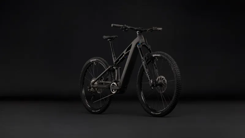 Cube Stereo Hybrid ONE44 HPC SLX 800 eMountain Bike in Blackline-4