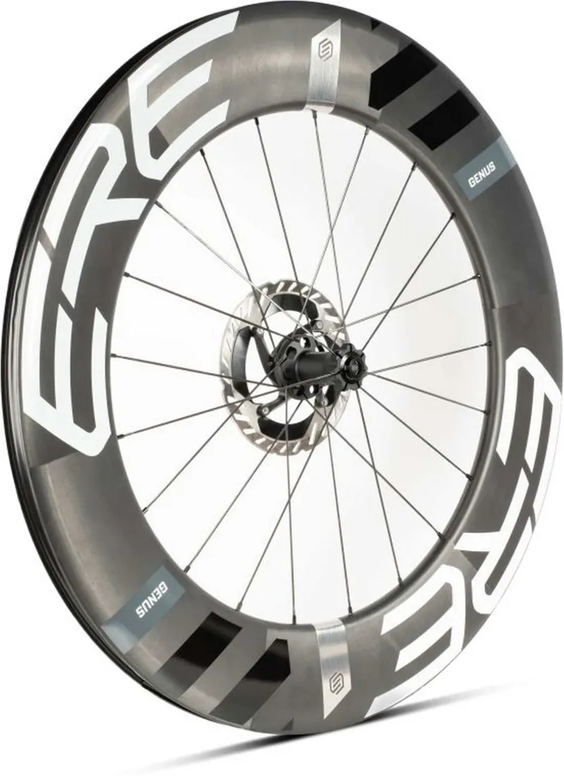 Ere Genus ae92-D Carbon Disc Tt Front Wheel BLACK