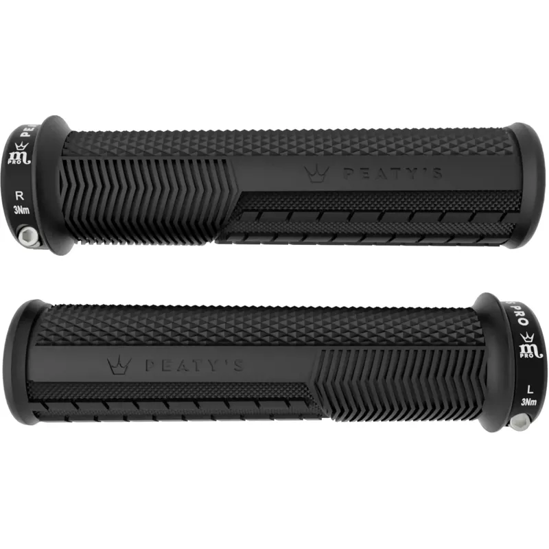 Peaty's Monarch Pro Knurl Grip Black