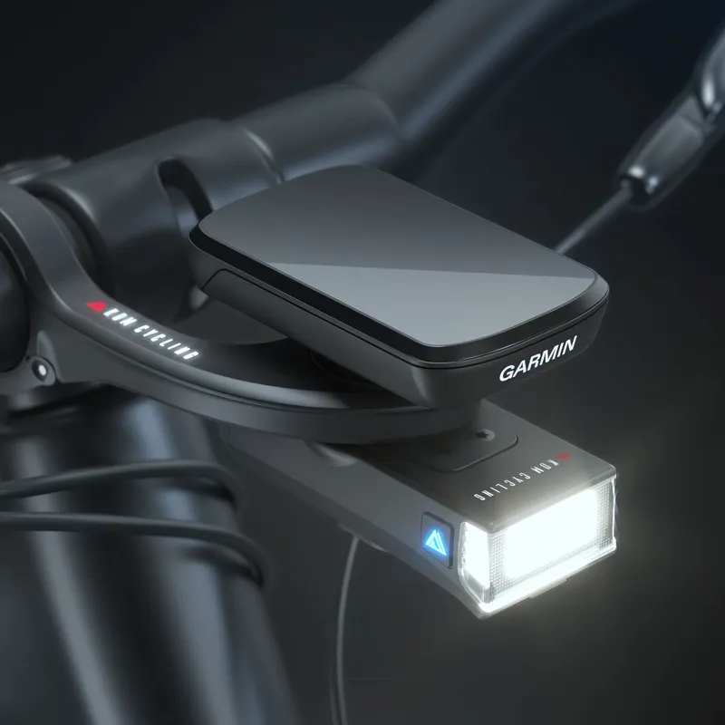 KOM QRL02 Front 350 Lumen Light Compatible With Garmin Wahoo Black-1