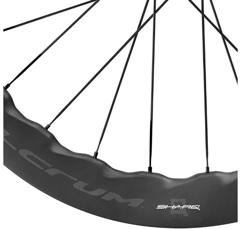 Fulcrum Sharq 42 Carbon Shimano HG11 Tubeless Disc Brake Road Wheelset 700c-1