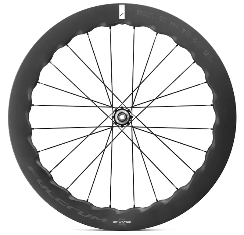 Fulcrum Sharq 57 Carbon SRAM XDR Tubeless Disc Brake Road Wheelset 700c-1