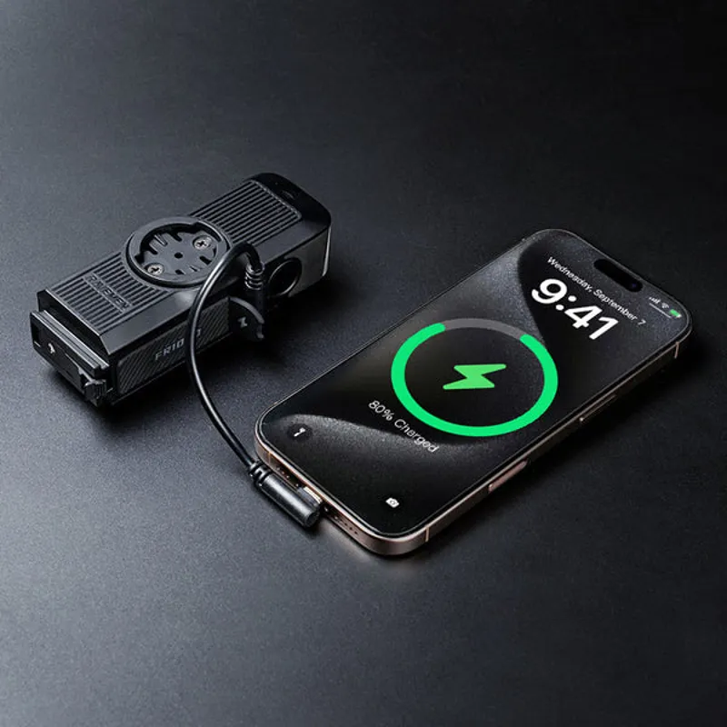 Ravemen FR1000 USB-Rechargeable Beam Out-Front Headlight 1000 Lumens Compatible With Garmin and Wahoo Black-2