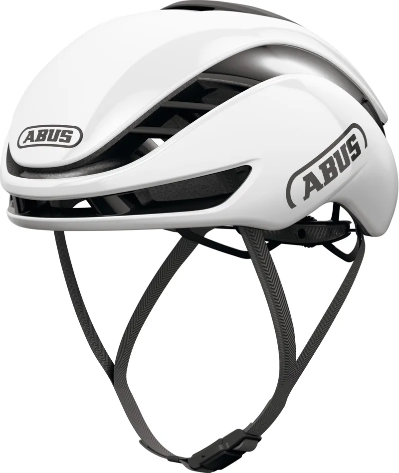 ABUS GameChanger 2.0 RF MIPS Round Fit Road Aero Elite Helmet In Shiny White