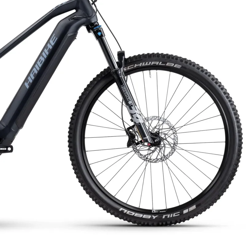 Haibike Alltrail 3 2025 - Electric Mountain Bike - Black / Blue Matt-2