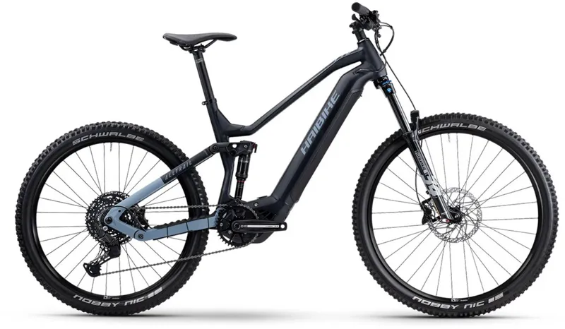 Haibike Alltrail 3 2025 - Electric Mountain Bike - Black / Blue Matt