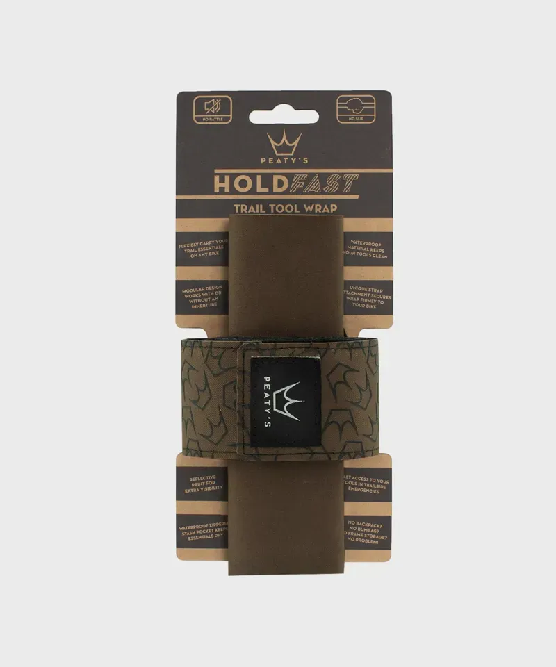 Peaty's Holdfast Trail Tool Wrap Earth Green