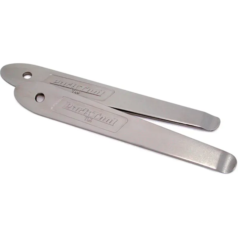 Park Tool TL-5 Heavy Duty Steel Tyre Lever Set in Silver