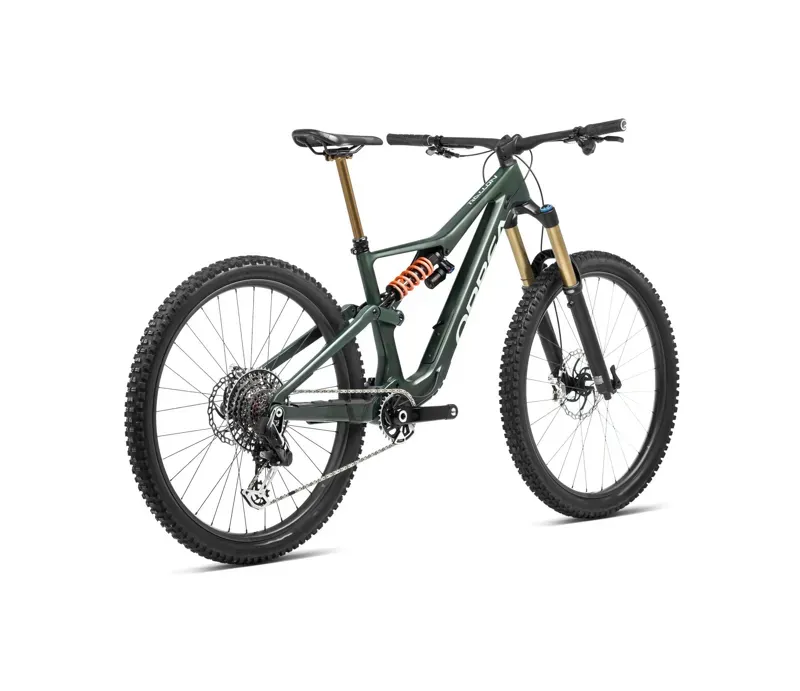 Orbea Rallon M11 Axs Mountain Bike In Forest Green Carbon/Blue Stone-2