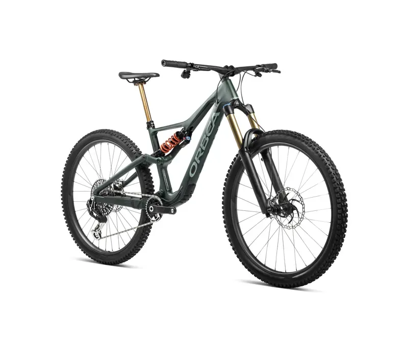 Orbea Rallon M11 Axs Mountain Bike In Forest Green Carbon/Blue Stone-1