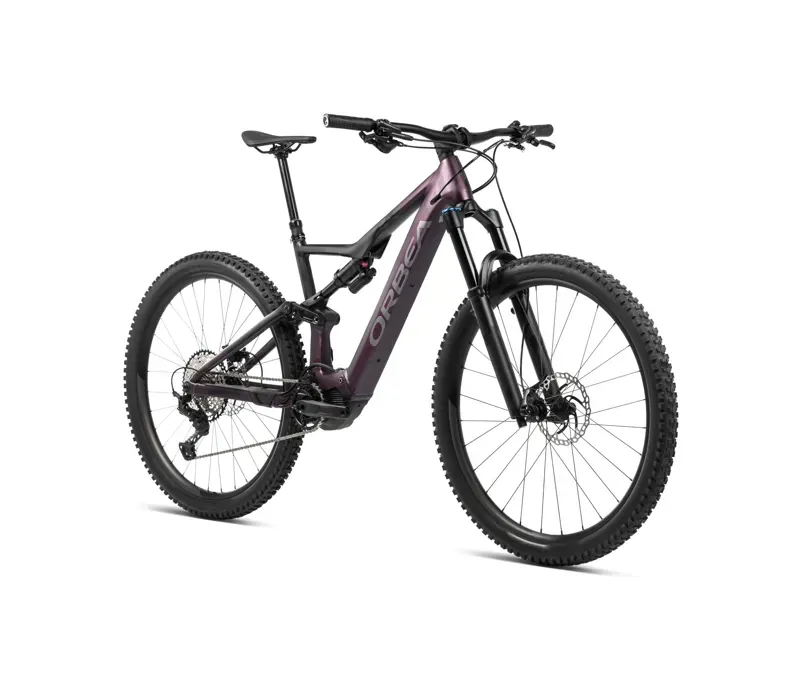 Orbea Rise H20 Mountain Bike in Metallic Mulberry/Black-1