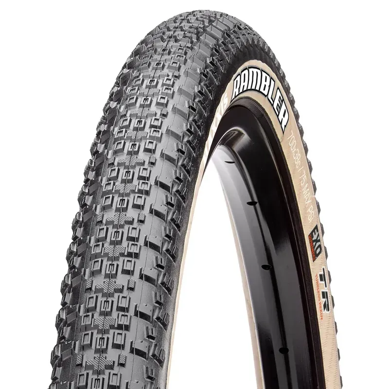 Maxxis Rambler Folding EXO Gravel Tyre in Brown