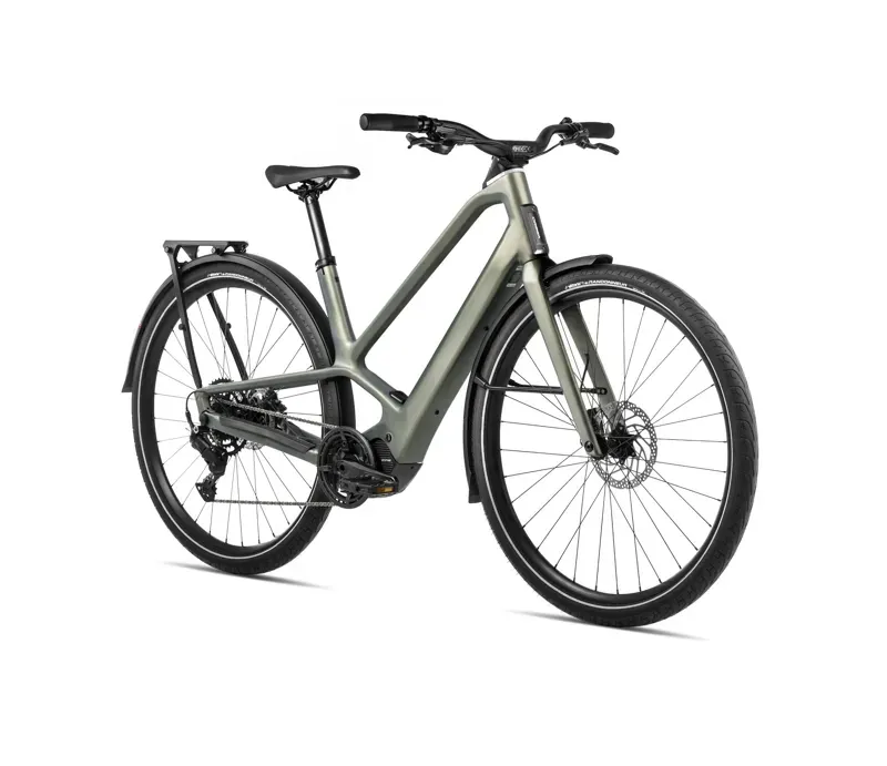 Orbea Diem 30 E-Road Bike In Spaceship Green Matt-1