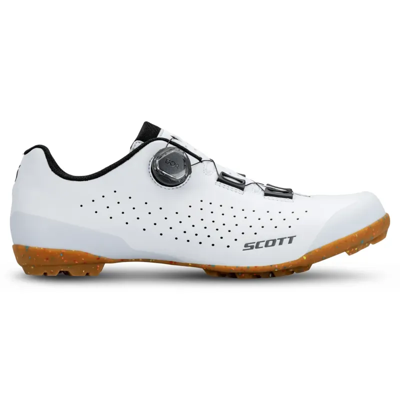 Scott Gravel Pro Gravel Shoe in White/Black-2