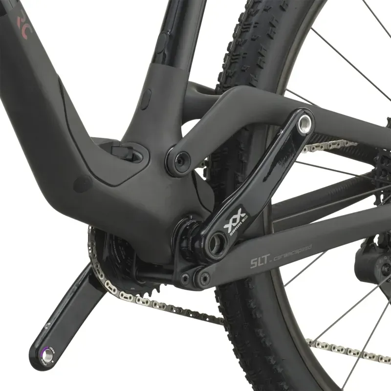 Scott Spark RC SL XC Mountain Bike in Piano Black/Carbon Black-6