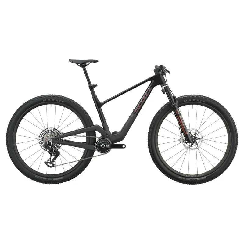 Scott Spark RC SL XC Mountain Bike in Piano Black/Carbon Black