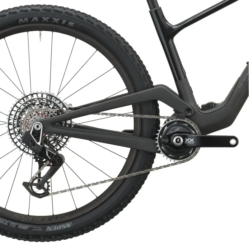 Scott Spark RC SL XC Mountain Bike in Piano Black/Carbon Black-5