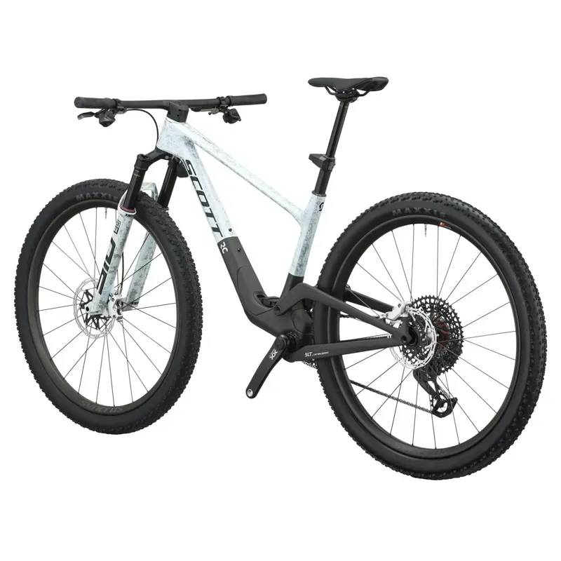 Scott Spark RC World Cup EVO XC Mountain Bike in Rush White/Carbon Black-2