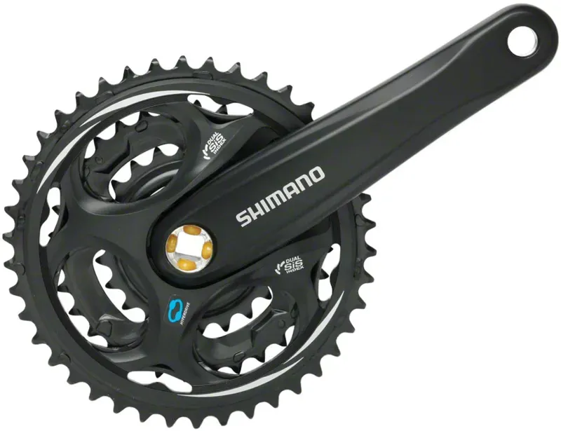 Shimano Altus FC-M311 42/32/22-tooth 175mm Crankset in Black-2