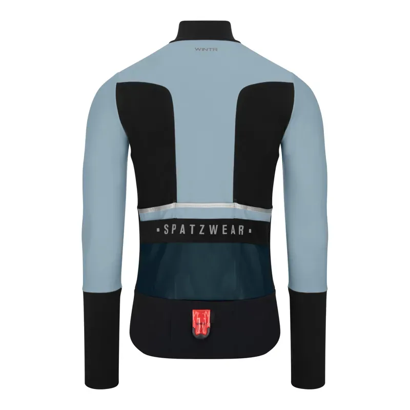 Spatzwear Wintr Jacket with Bundled Burnr Light in Baby Blue-3