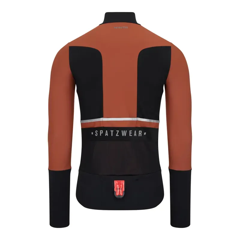 Spatzwear Wintr Jacket with Bundled Burnr Light in Brown-2