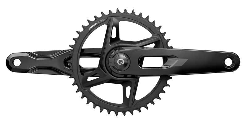 SRAM Rival AXS 1x XPLR DUB Wide E1 C-set w/ DM 42-tooth PMS in Black-1