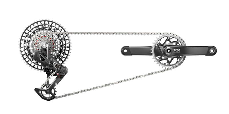 SRAM XXSL T-Type Eagle Transmission AXS Groupset-1