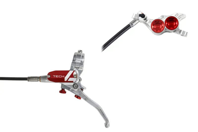Tech 4 E4 - No Rotor-Silver/Red