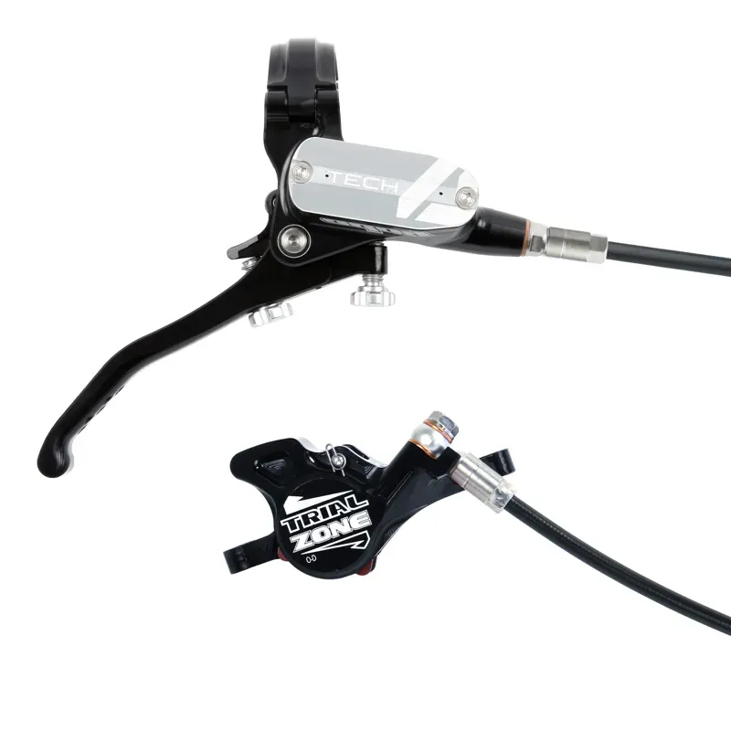 Tech 4 Trial Zone No.9-No Rotor - BLACK/ Silver-1