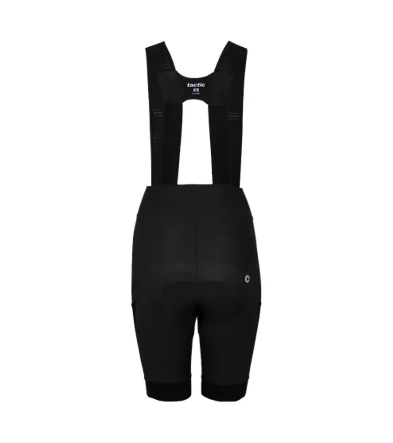 Tactic Sport Women's Divide Cargo Bib Shorts in Grey-1