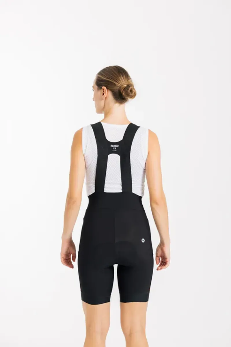 Tactic Sport Women's Divide Cargo Bib Shorts in Grey-4