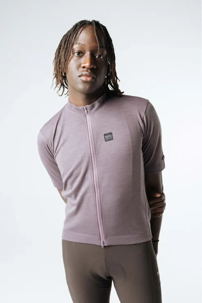 Tactic Sport Nomad Merino Short Sleeve Jersey in Purple-3