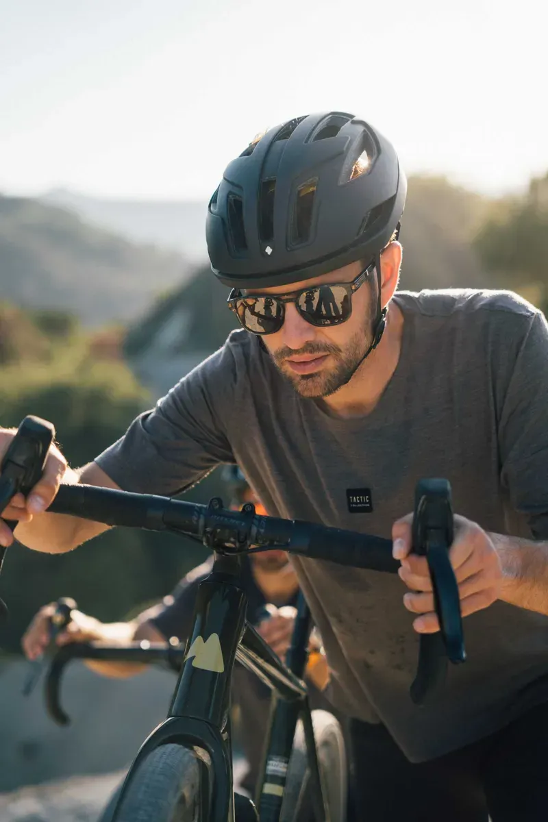 Tactic Sport Nomad Merino T-Shirt in Brown-5