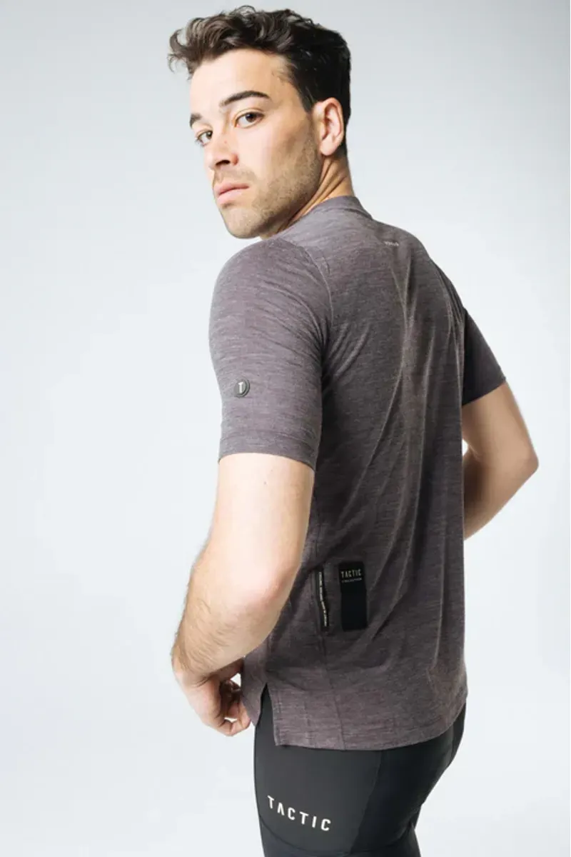 Tactic Sport Nomad Merino T-Shirt in Purple-4