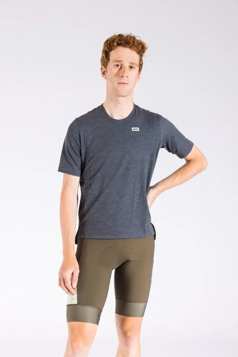 Tactic Sport Nomad Ultimate Merino T-Shirt in Blue-2