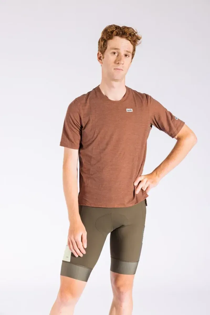 Tactic Sport Nomad Ultimate Merino T-Shirt in Orange-2