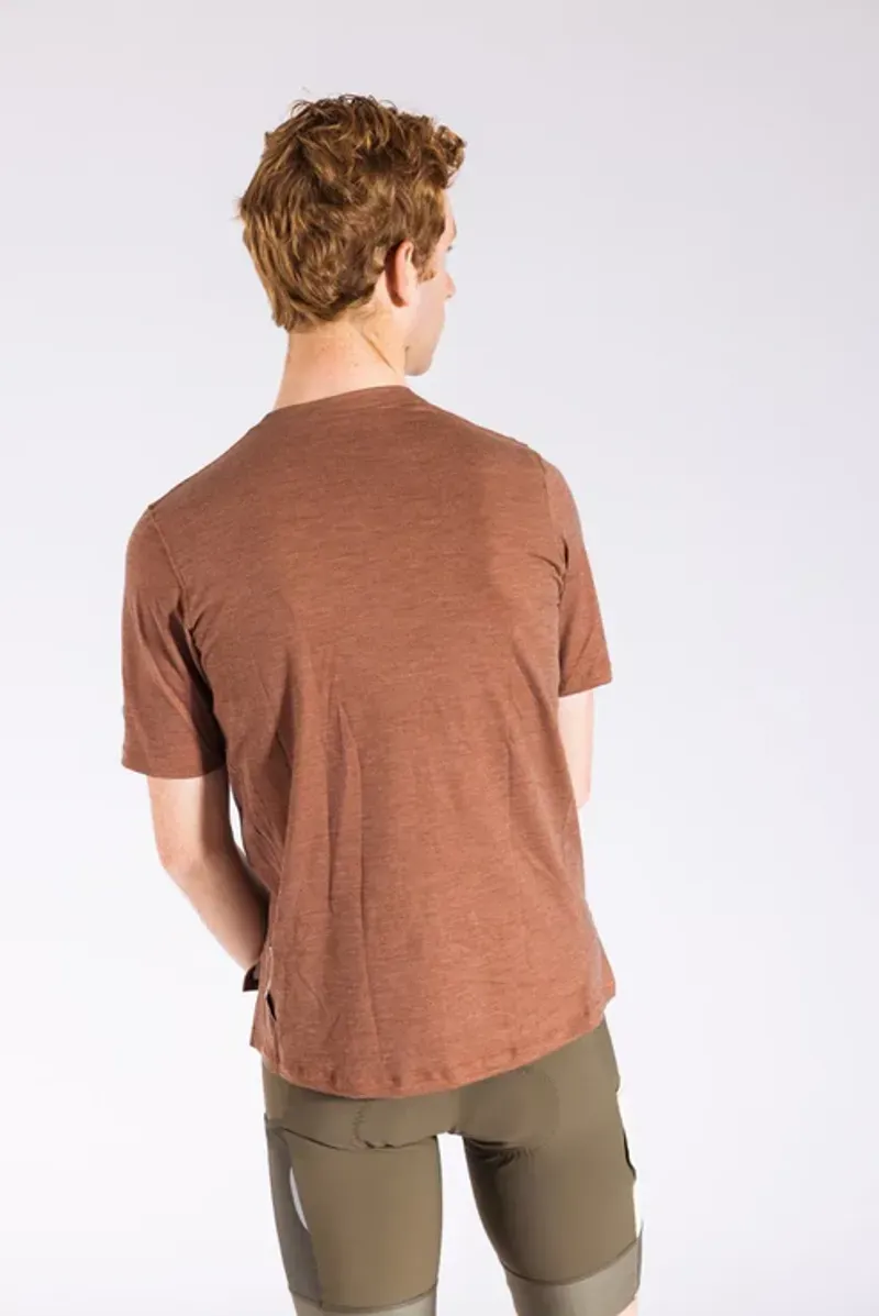 Tactic Sport Nomad Ultimate Merino T-Shirt in Orange-3