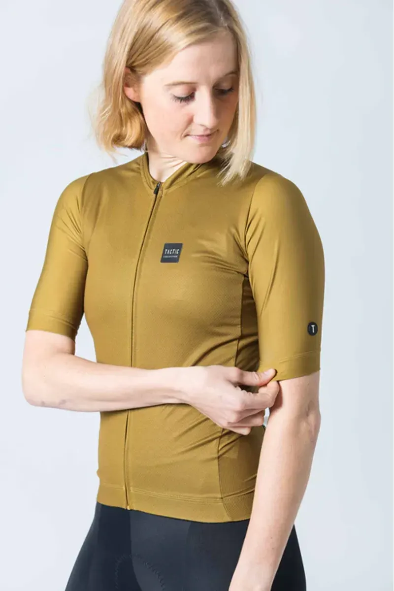 Tactic Sport Women's Origin Essence Short Sleeve Jersey in Ochre-4