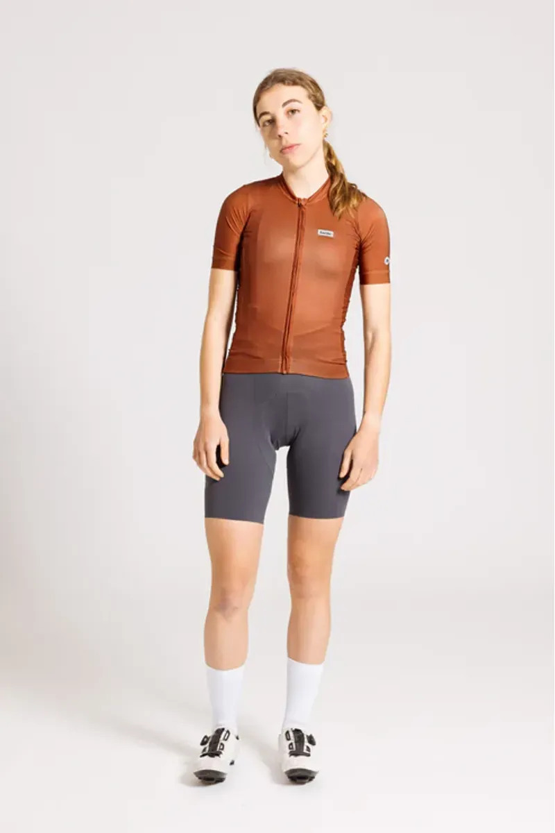 Tactic Sport Women's Origin Essence Short Sleeve Jersey in Orange-2