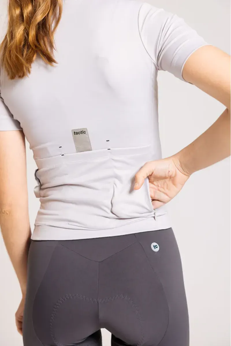 Tactic Sport Women's Origin Ultimate Short Sleeve Jersey in Grey-8